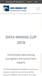 Mobile Screenshot of data-mining-cup.com
